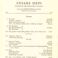          Community Concert Association: Cesare Siepi Concert Program and Articles, 1953 picture number 1
   