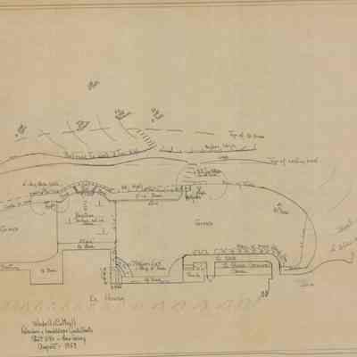 Wodell & Cottrell: Terrace and Pool Plan for Mr. and Mrs. Carl J. Kreitter, 1959
