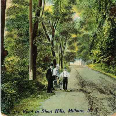 On the Road to Short Hills, Millburn, NJ, 1910