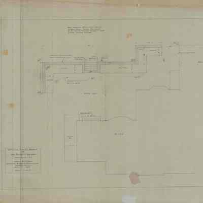 Wodell & Cottrell: Terrace Garden Plan for Mrs. Bancroft Gherardi, 1943