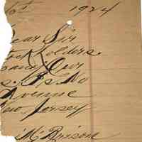          Brison: Edward Brison Handwriting Samples 1924-26 picture number 3
   