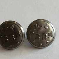 Buttons: Delaware, Lackawanna, & Western Railroad Uniform Buttons, 1.8 cm