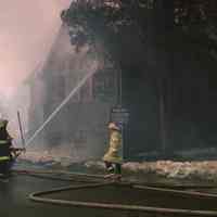          Racquets Club: Peter Mackersie Photographs of the Racquets Club Fire, 1978 picture number 2
   
