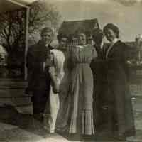          Marshall-Schmidt Album: Group Photo outside of Houses picture number 1
   