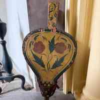 Parsil House: Painted Floral Fireplace Bellows