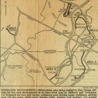          Map showing the projected area to be developed on East Orange Watershed land
   