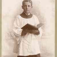          Bosworth: Unidentified Boy in Choir Dress, c. 1898 picture number 1
   