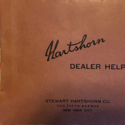 Hartshorn: Stewart Hartshorn Company Folder
