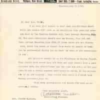 Millburn Art Center: Antoinette Scudder Exhibition Letter, 1945