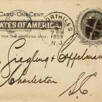          Pitcher and Manda: American Bulb Company Postcard from Emerson McFadden, 1899 picture number 2
   