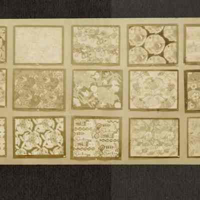 Snow: Textile Designs Roosevelt Junior High Exhibition, 1924