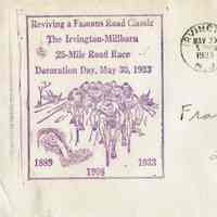          Irvington-Millburn Road Race Decoration Day Envelope 1933 picture number 2
   