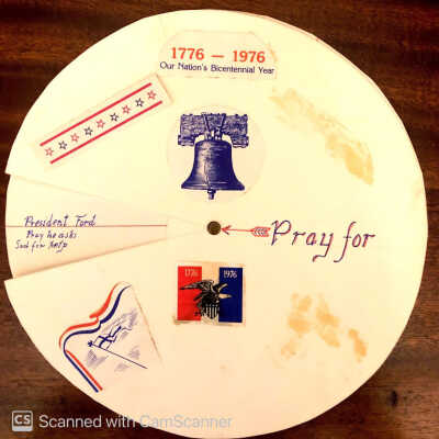 White Oak Ridge Chapel Spinner for Our Nation's Bicentennial Year