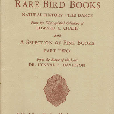 Chalif: Parke-Bernet Auction Catalog for the Estate of Edward L. Chalif, 1969