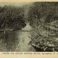 Springfield: Creek on Seven Bridge Road, Springfield, NJ