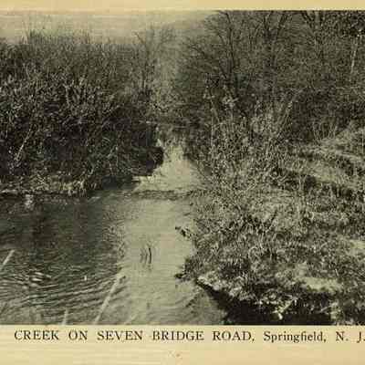 Springfield: Creek on Seven Bridge Road, Springfield, NJ