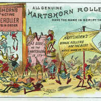 Hartshorn Rollers Advertising Trade Card