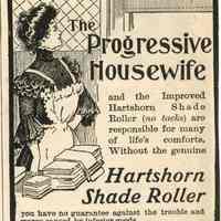 Hartshorn: Hartshorn Shade Rollers Progressive Housewife Advertisement