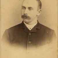 Bosworth: Unidentified man with moustache, c. 1880s