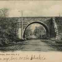 Railroad: Arch Bridge, Short Hills, 1906