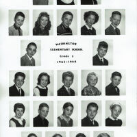 Washington Elementary School Grade 3, 1963-4