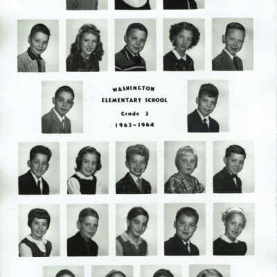 Washington Elementary School Grade 3, 1963-4