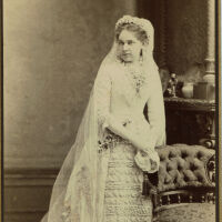 Brison: Mary Elizabeth Benson Wedding Portrait, 1880