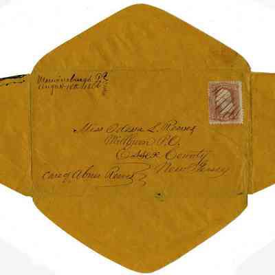 Reeves: Odessa S. Reeves Envelope, 1864