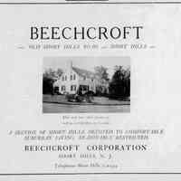          Advertisement for Beechcroft from The Item, October 21, 1938
   