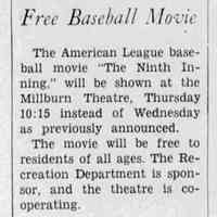          Clipping from the February 19, 1943 edition of the Item of Millburn and Short Hills.
   