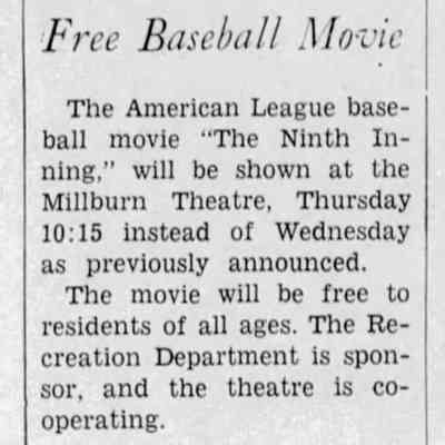 Clipping from the February 19, 1943 edition of the Item of Millburn and Short Hills.