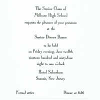 1964 Millburn High School Senior Class Dance
