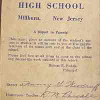 Woodruff: High School Report Cards 1947-1949