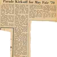 May Fair: May Fair Parade, 1970