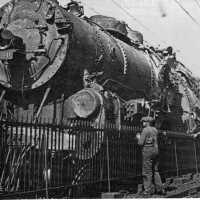 Three-Milk-Car Train Engine #1140, August 18, 1941