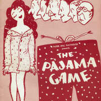 Pajama Game with Jack Harrold and Sandra Devlin, 1957 Paper Mill Playhouse Souvenir Program