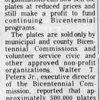          Item, September 30, 1976
   