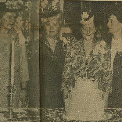 Women's Club: Millburn Women's Club 15th Anniversary, 1945
