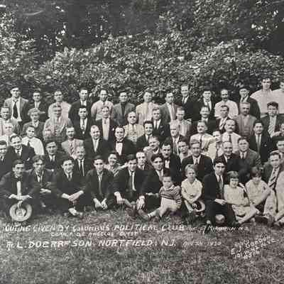 Columbus Political Club Outing Doerr's Grove, 1930