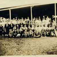 Board of Trade: Group Outing-Possibly the Millburn Board of Trade at the NJ Shore, 1920s