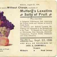 Campbell: George S. Campbell Drug Store Advertising Postcard, 1906