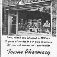 Towne Pharmacy Advertisement, 1968