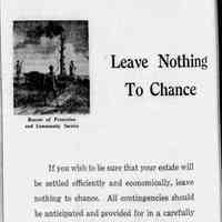          Advertisement for First National Bank and Trust Company of Summit, Item, November 30, 1944
   