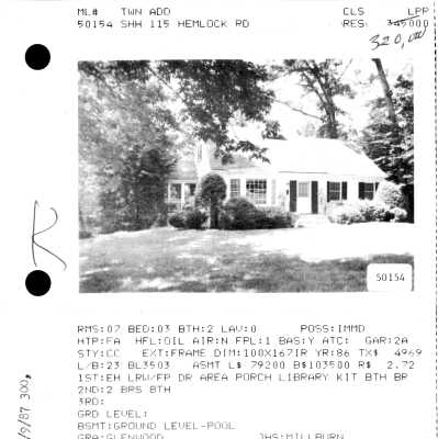 115 HEMLOCK ROAD