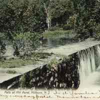 Mill Pond: Falls at Mill Pond, Millburn, 1907