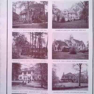 Otto Von Der Lancken: Pine Terrace, George Hull: Forest Drive, George W. Harper, Jr.: Coniston Road, George K. Howard: Coniston Road, Amos M. Kidder: Windermere Terrace, William W. Watson: Knollwood Road, Percival Beresford: Highland Avenue, D. King Irwin: Ridge Terrace