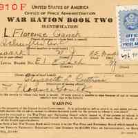          Ganek: War Ration Books for Harry, Eliot and Florence Ganek picture number 2
   