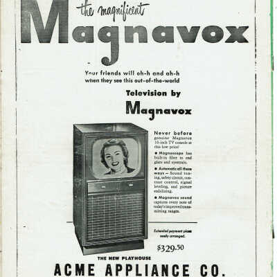 Back Cover Magnavox Advertisement