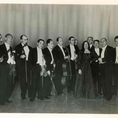 Community Concert Association: Virtuosi di Roma Publicity Photograph, 1953