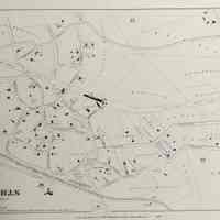 Map: Racquets Club copy of 1890 Robinson atlas map of Short Hills, 1976